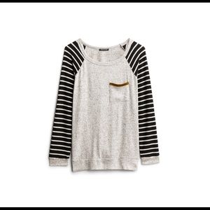 Stephanie Elbow Patch Detail Knit Top